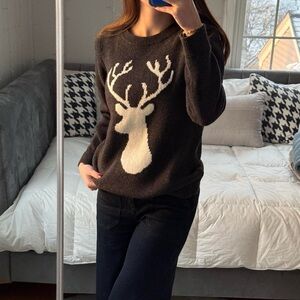 Loft Reindeer Sweater